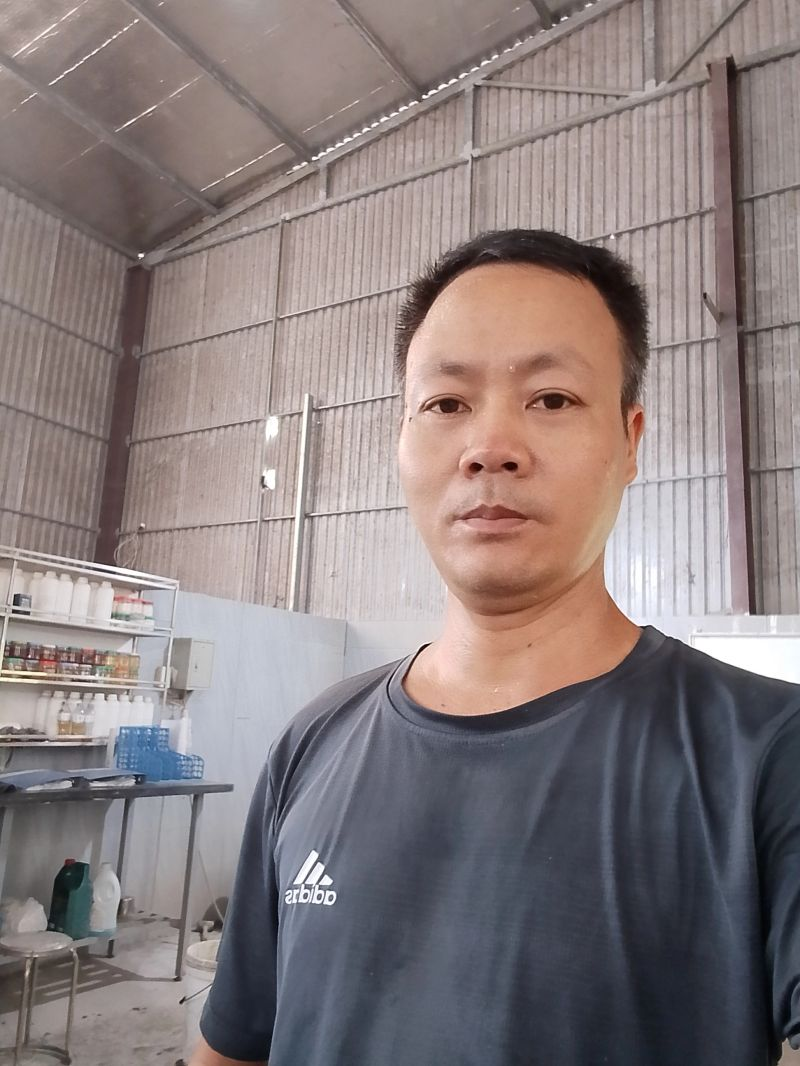Dam Van Vi, founder of BivectorAI, at his daytime factory workplace